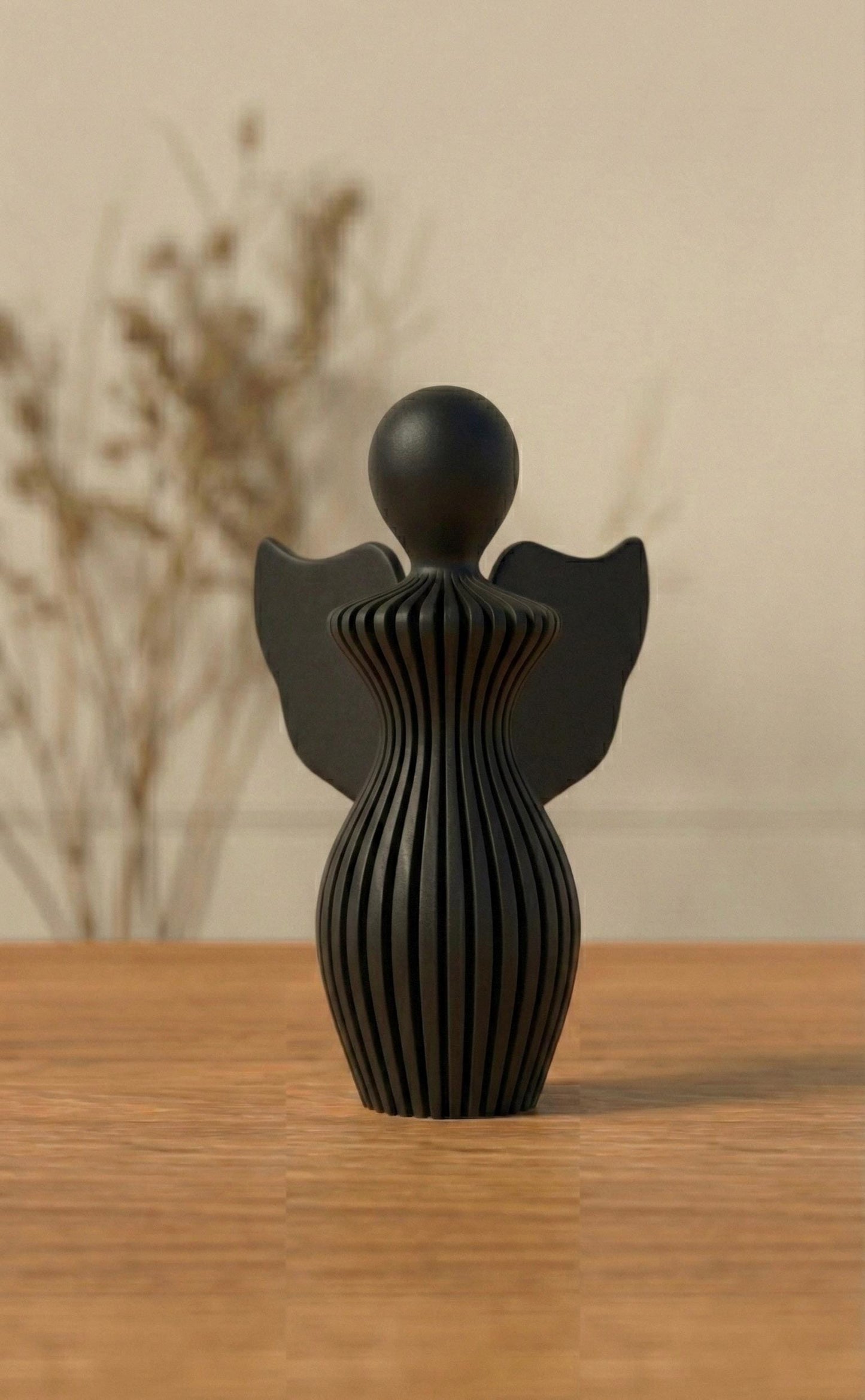 Modern Angel Statue – Minimalist Angel Sculpture | Aesthetic Home Decor Figurine