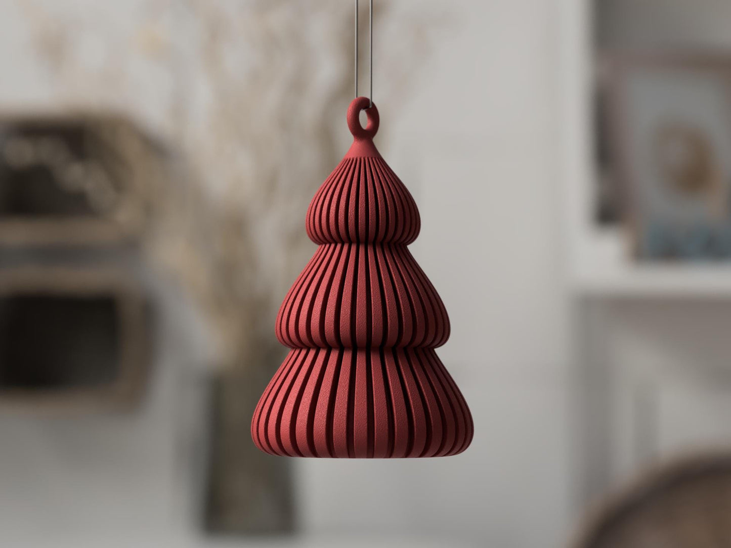 Modern Christmas Tree ornaments | Minimal Christmas Figures | Set of 6