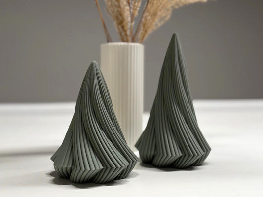 Nordic Folded Christmas Sculpture | Modern Winter Accent
