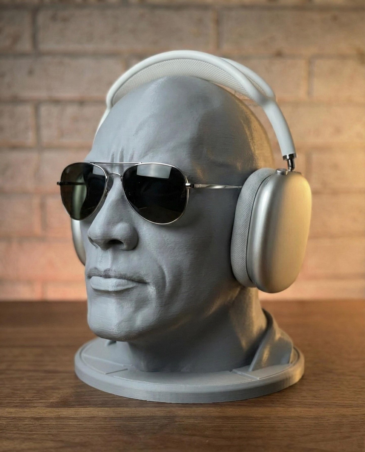 Dwayne “The Rock” Johnson Bust – Ultra Realistic Sculpture/Headphone Stand – Collector edition