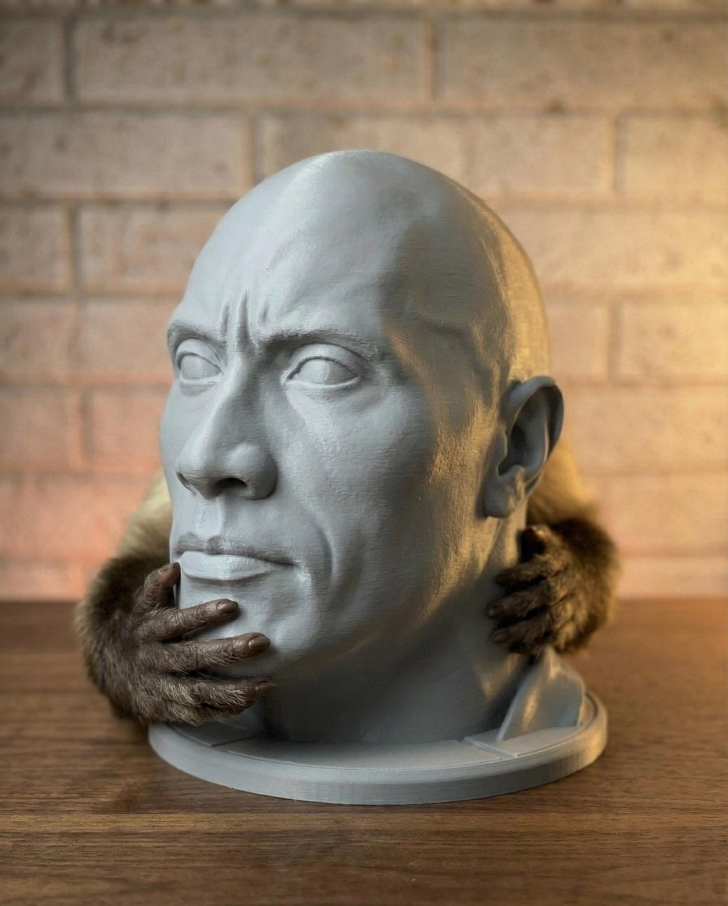 Dwayne “The Rock” Johnson Bust – Ultra Realistic Sculpture/Headphone Stand – Collector edition