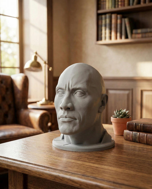 Dwayne “The Rock” Johnson Bust – Ultra Realistic Sculpture/Headphone Stand – Collector edition