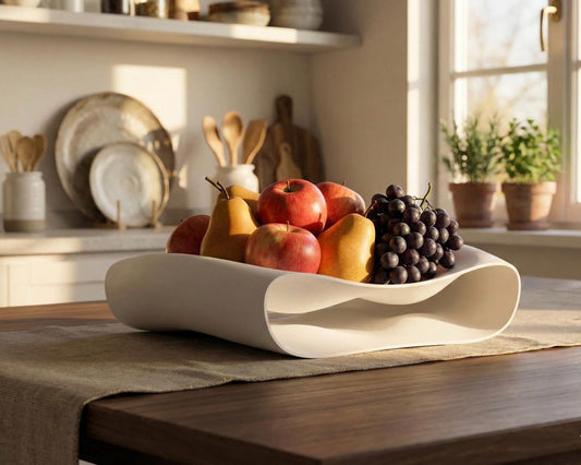 Modern Fruit Bowl – Minimalist Centerpiece for Kitchen, Dining Table & Home Décor, Fruit Tray