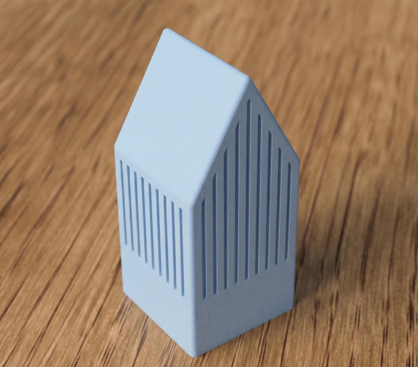 Japandi Tealight House – Minimalist Nordic Candle Holder (Light Included)