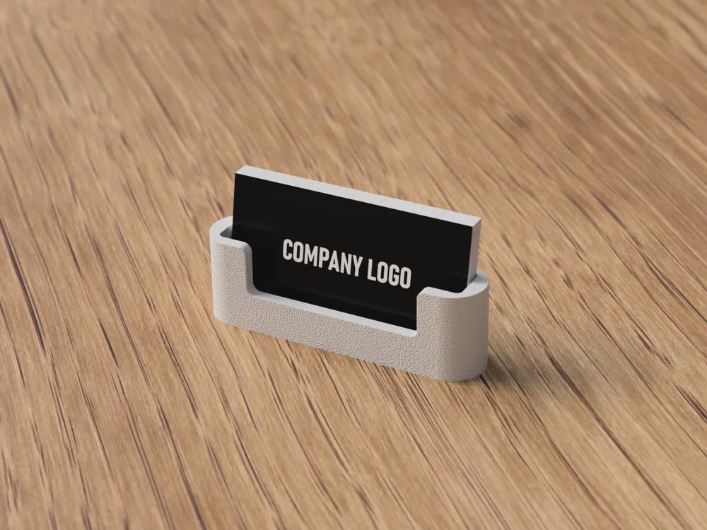 Minimalist Business Card Holder – Solid or Textured Finish