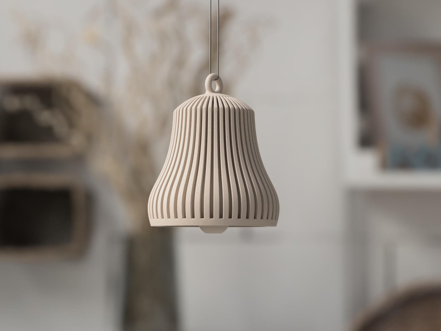 Modern Hanging Bell Ornament Set of 3 – Minimalist Home Decor
