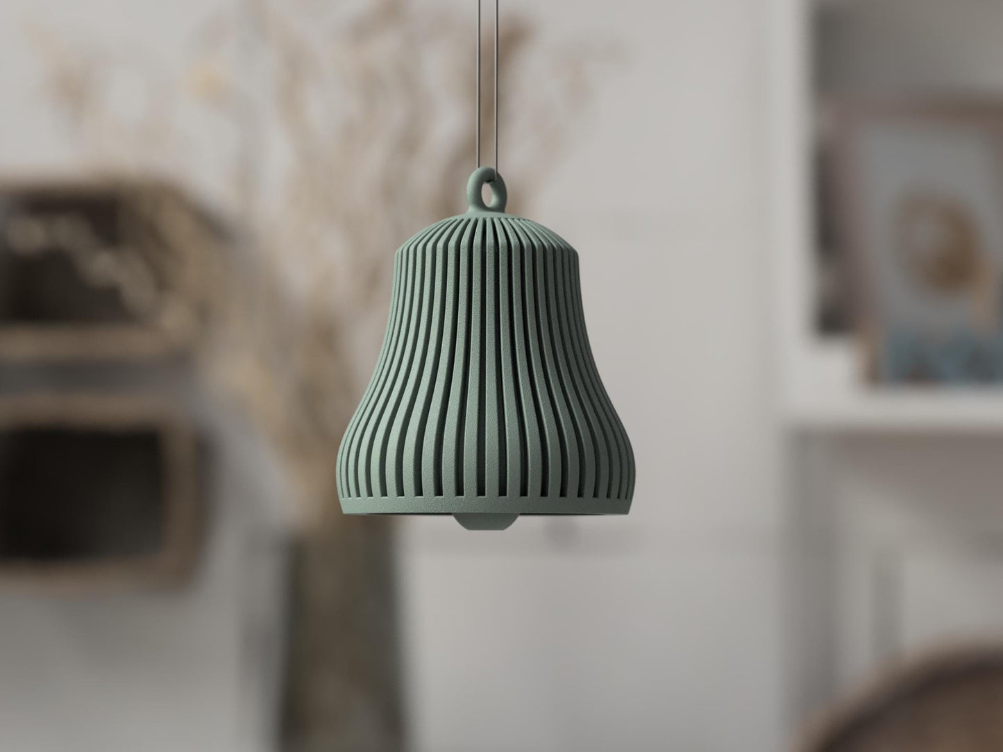 Modern Hanging Bell Ornament Set of 3 – Minimalist Home Decor