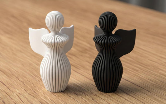 Modern Angel Statue – Minimalist Angel Sculpture | Aesthetic Home Decor Figurine