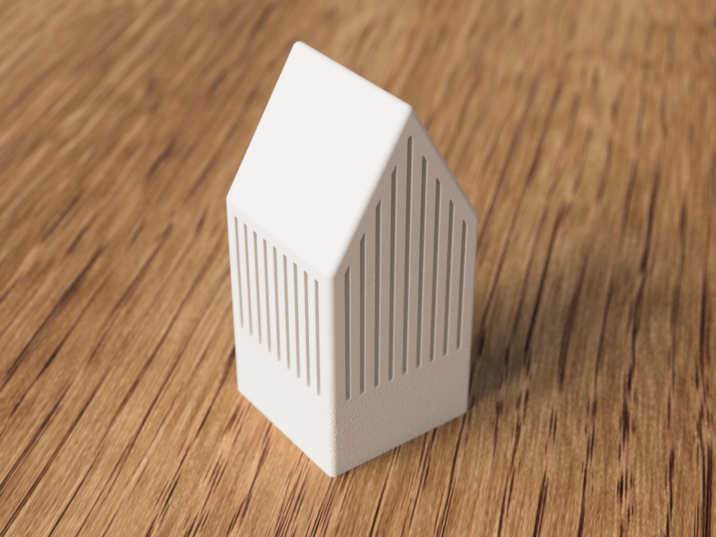 Japandi Tealight House – Minimalist Nordic Candle Holder (Light Included)