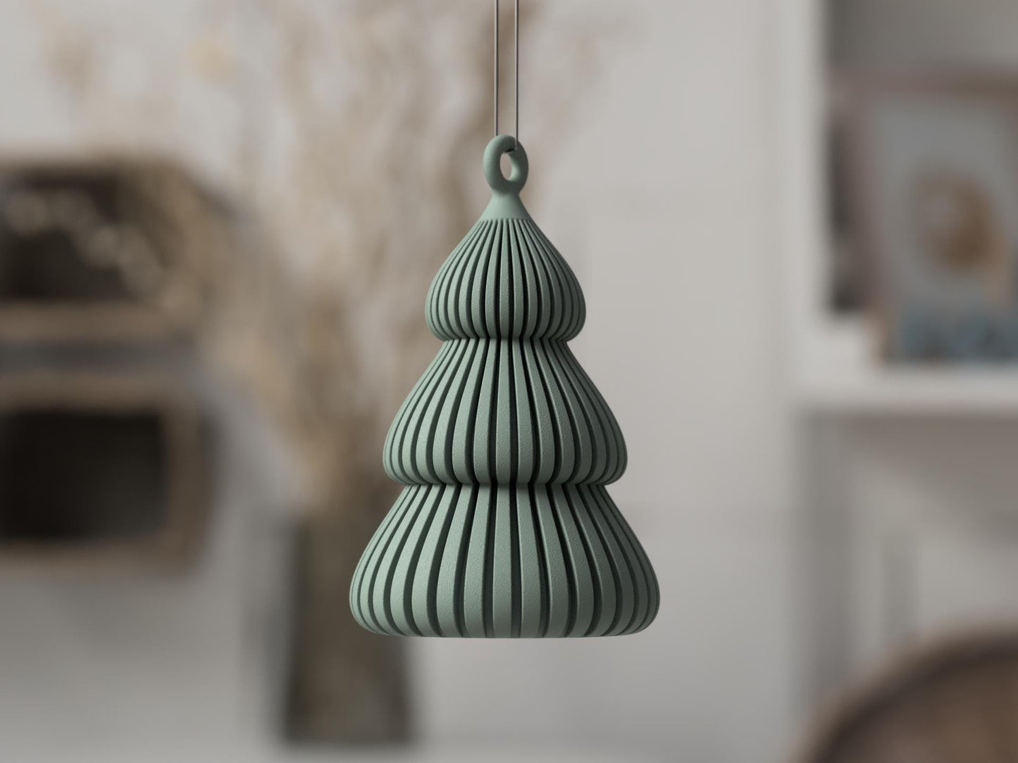 Modern Christmas Tree ornaments | Minimal Christmas  Figures | Set of 6