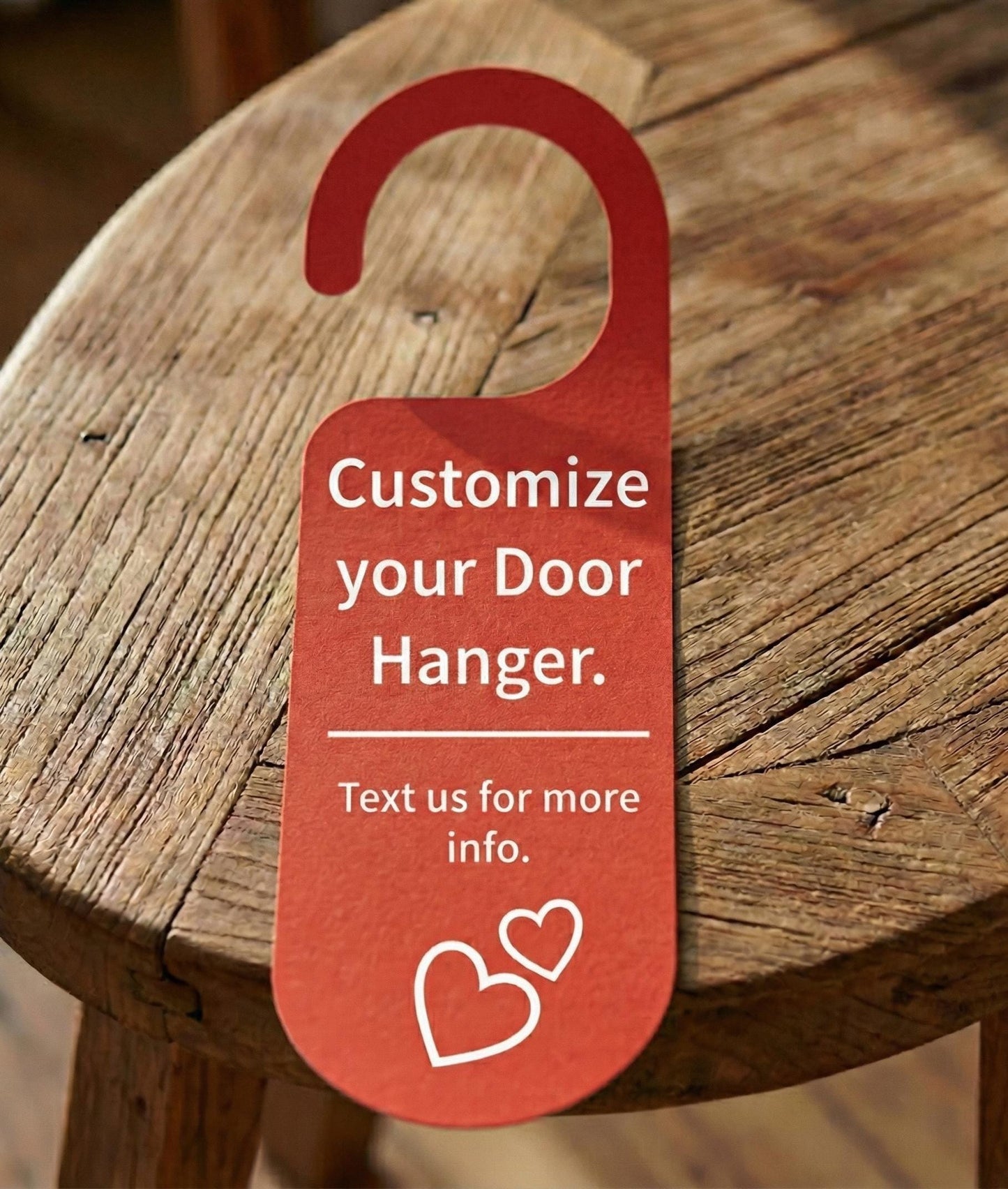 Customize Door Hanger Sign – Do Not Disturb, Hotel Room Tag