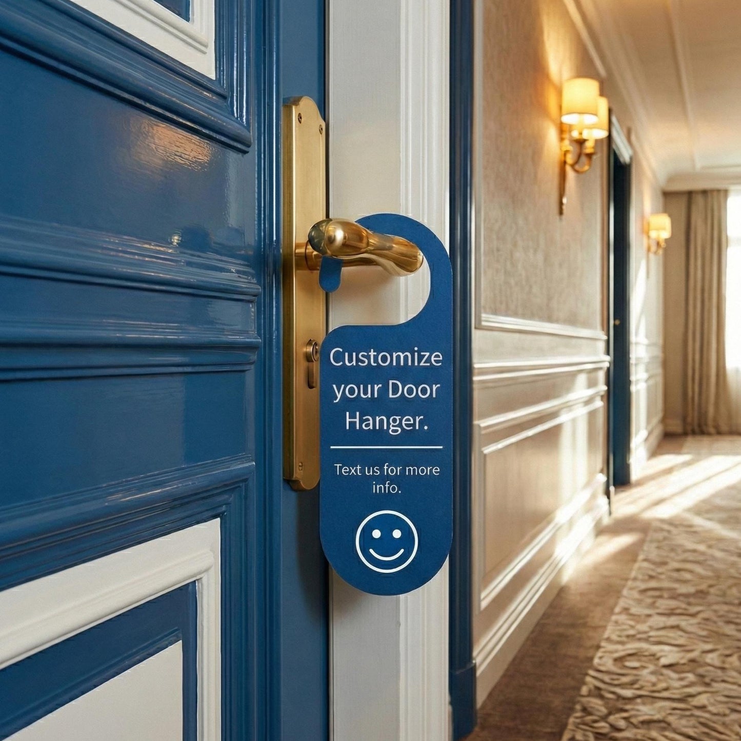 Customize Door Hanger Sign – Do Not Disturb, Hotel Room Tag