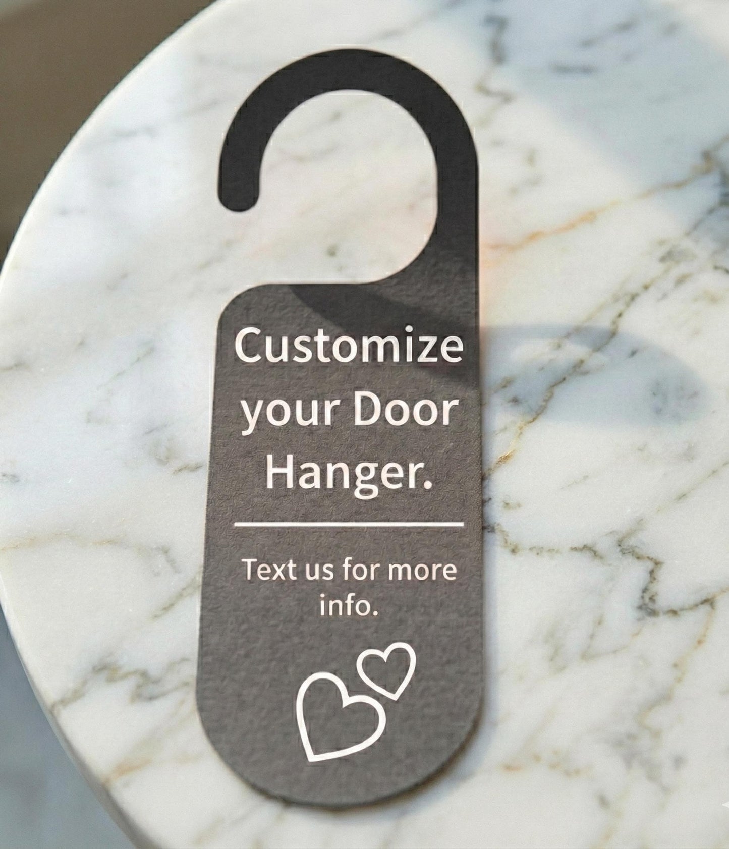Customize Door Hanger Sign – Do Not Disturb, Hotel Room Tag