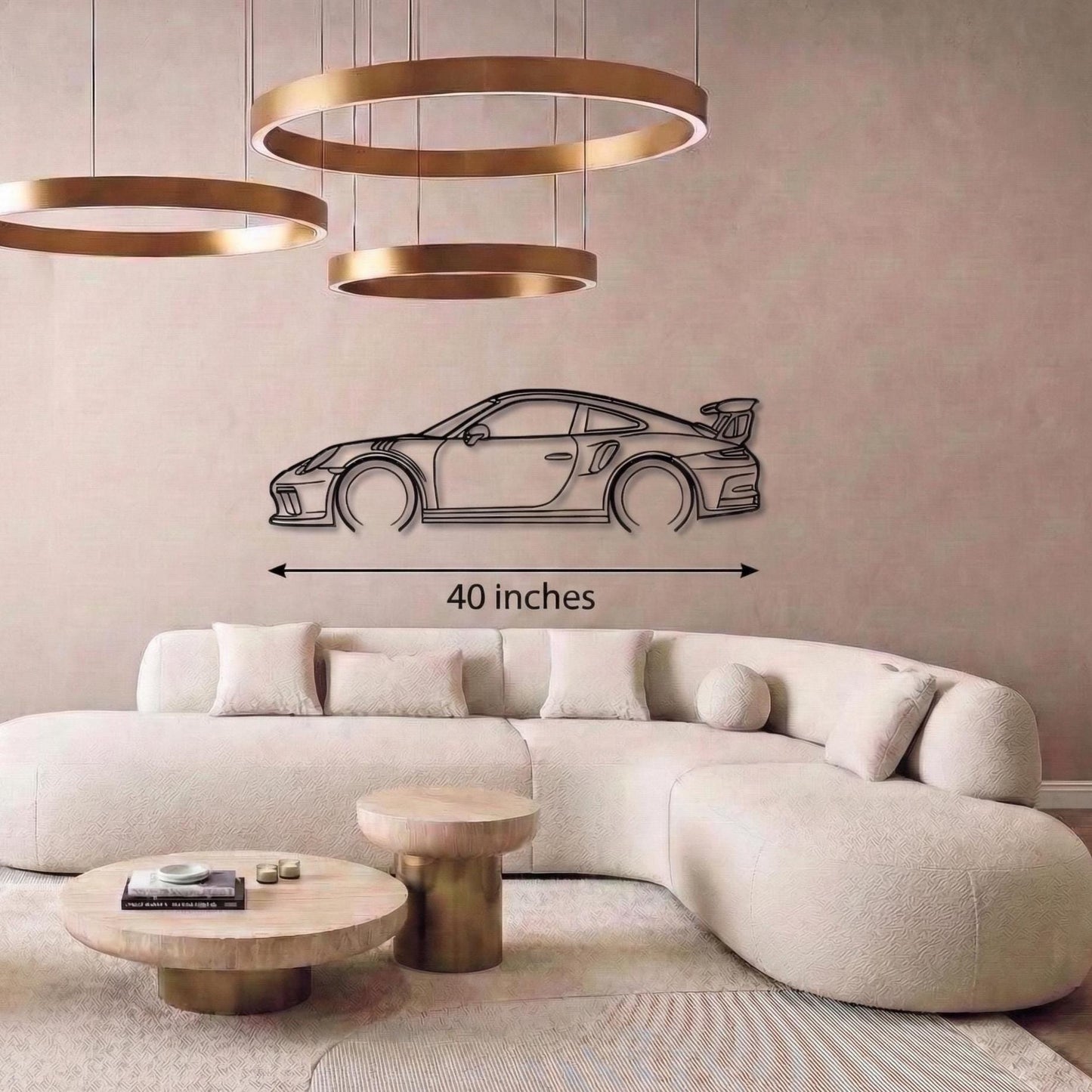 Custom Car Wall Art - Personalized Car Silhouette Sign, Gifts for Car Enthusiasts, Custom Auto Decor, Father's Day Gift