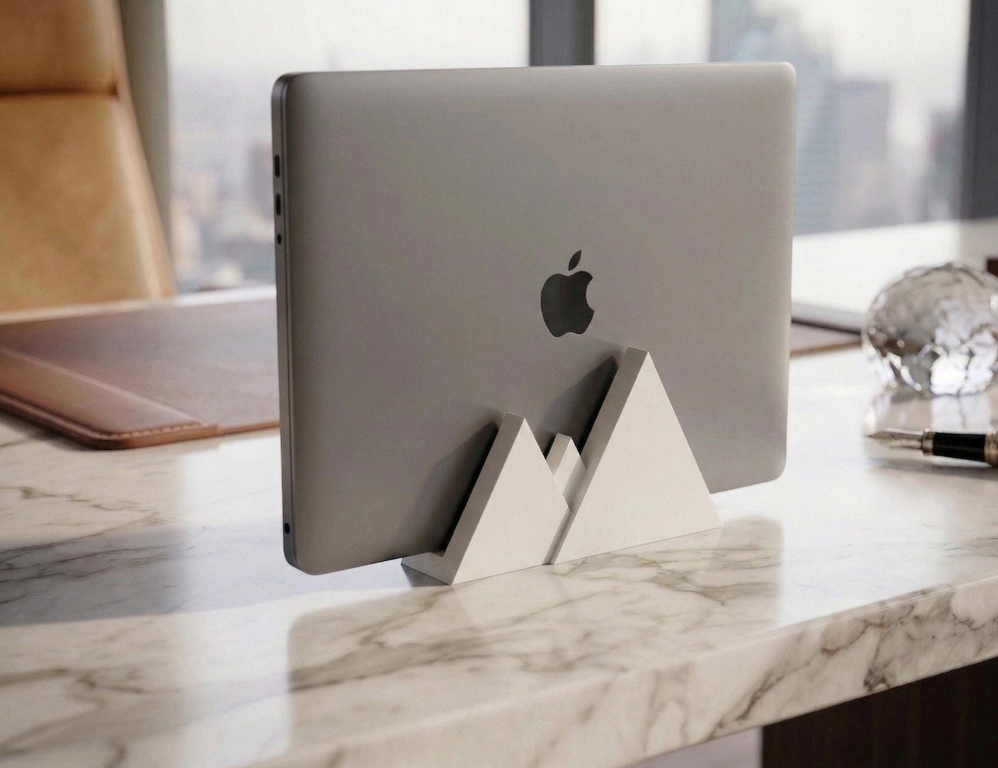 MacBook Stand iPad Stand Laptop Dock Tablet Holder Desk Stand Minimalist Office Desk Organizer Modern Tech Gift for Him Her
